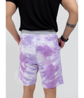 Terry Shorts - Tie-Dye Purple